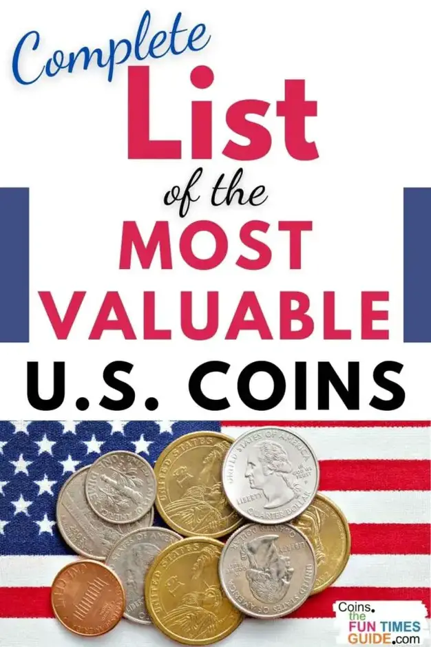 What is the most valuable coin in the world? (It's a U.S. coin worth over $18M!) Here's an up-to-date list of the most valuable coins by denomination -- from pennies through dollar coins.