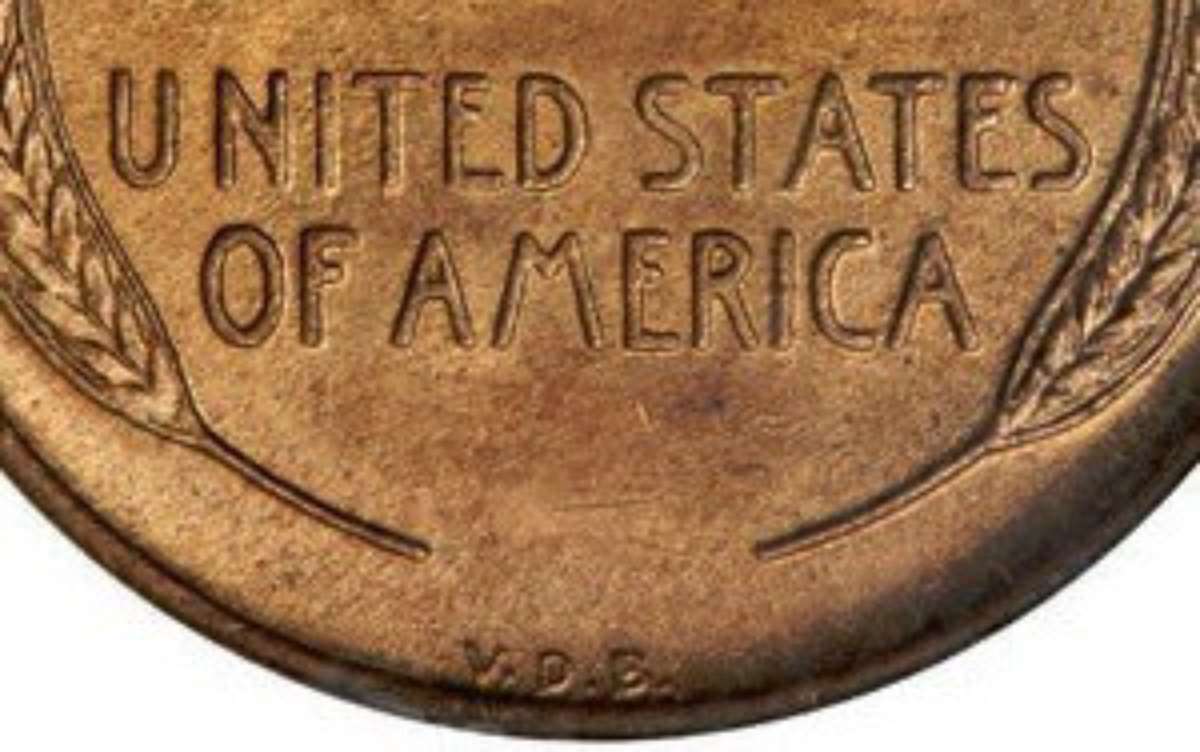 vdb-reverse Lincoln penny designer Victor David Brenner