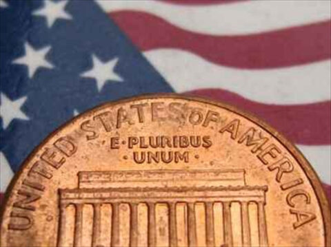 What are U.S. pennies made of?