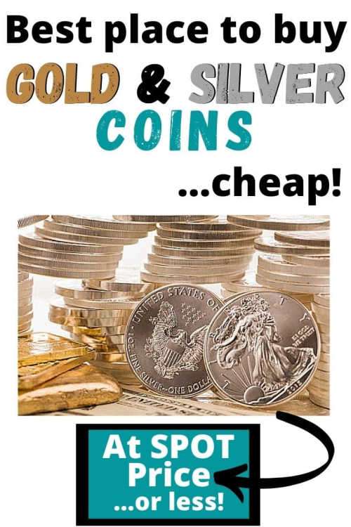 See where you can buy gold and silver coins cheap! (At or below spot value.)