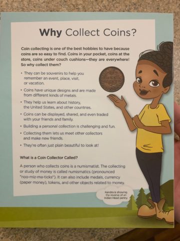 The Explore & Discover coin set provides some history, lots of coin facts, and the joys of coin collecting.