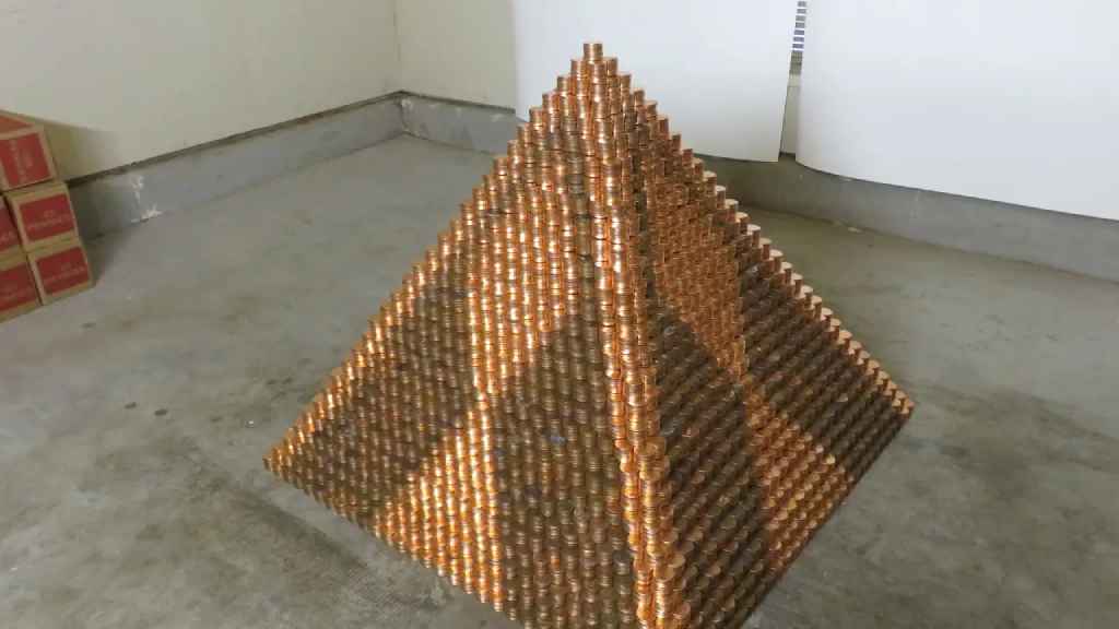 See The World RecordBreaking Penny Pyramid Made With U.S. Pennies! U